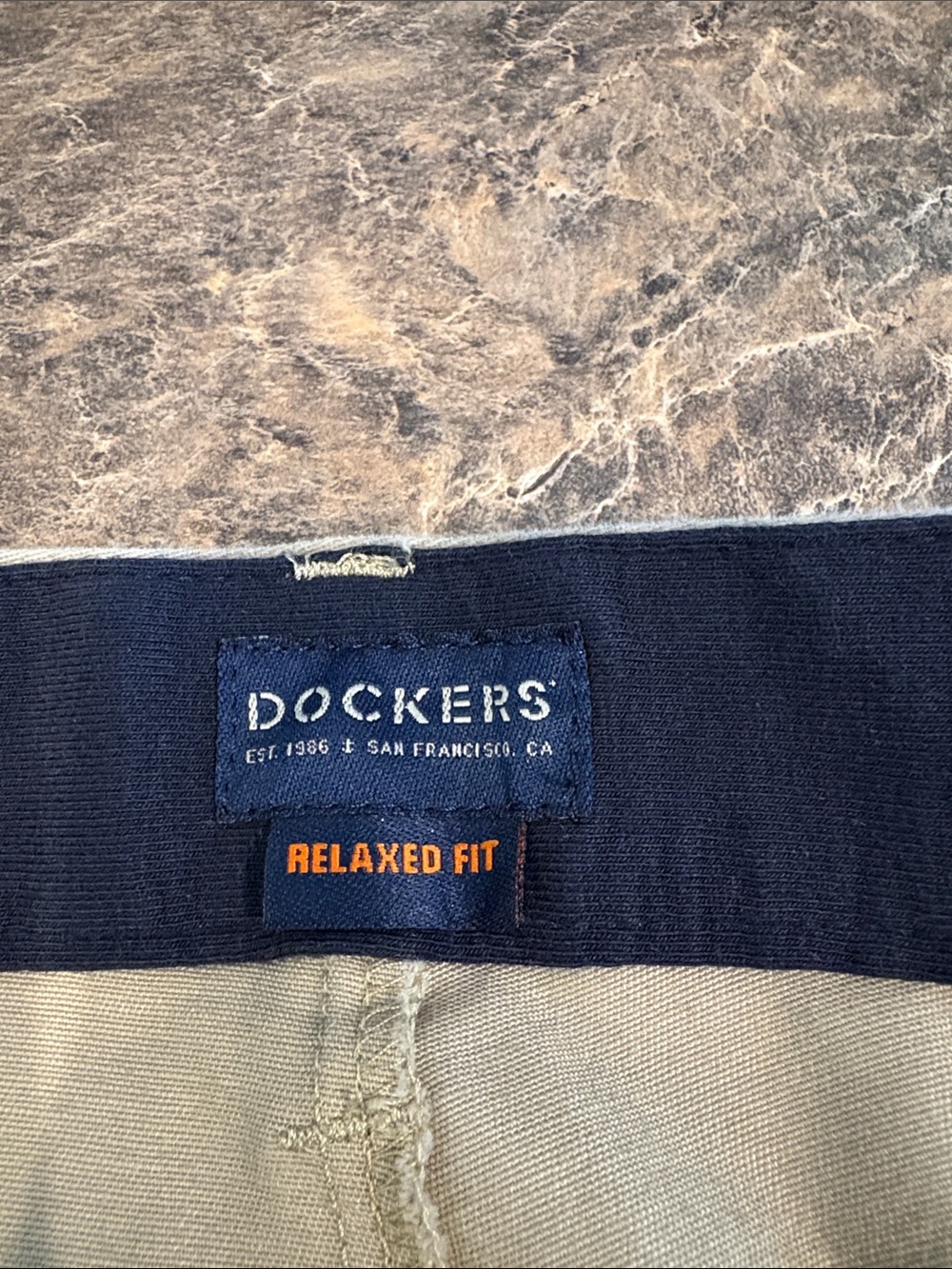 Dockers Relaxed Fit Pants in Navy & Khaki